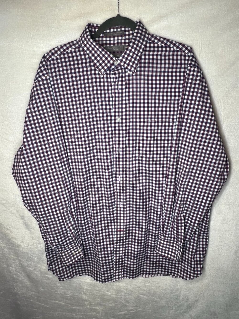 Daniel Cremieux Signature Collection checked long sleeve dress shirt Sz XL
